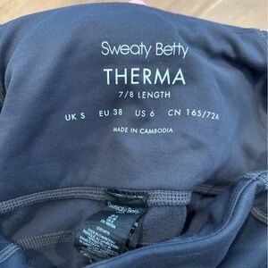 Sweaty Betty Therma 7/8 Leggings in Navy